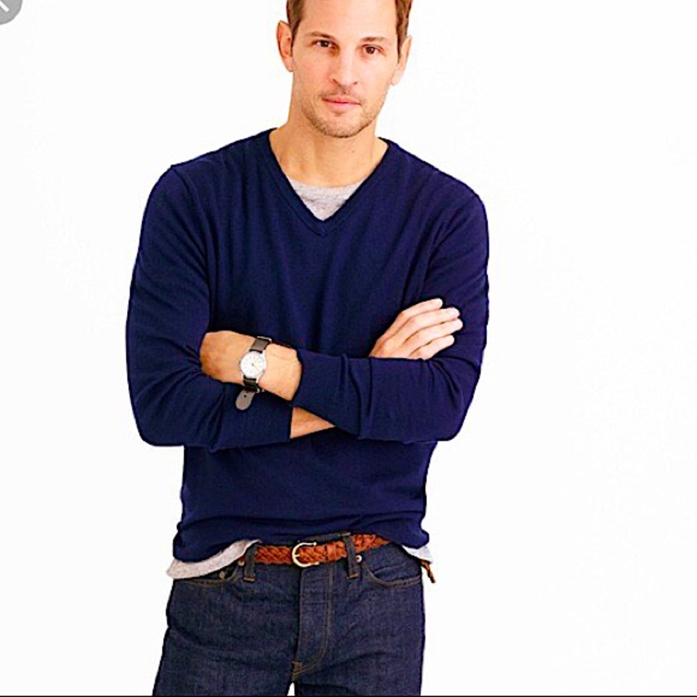 🆕JCREW Men’s V-neck Sweater 💁🏼‍♂️